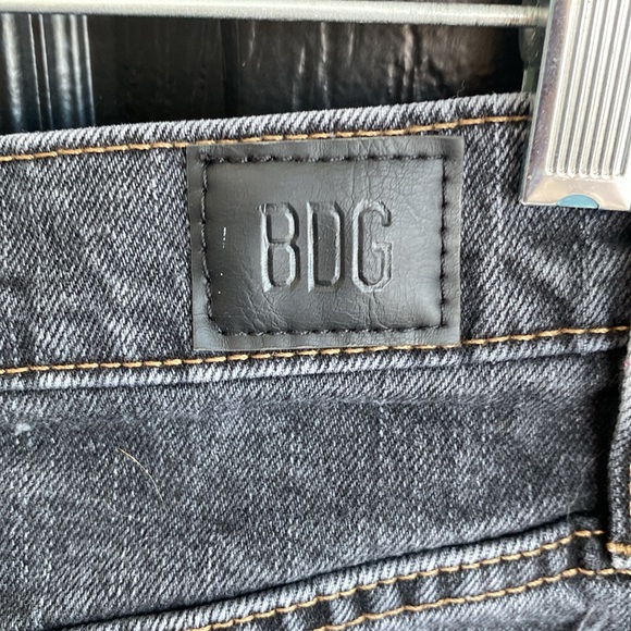Grey/black High-waisted BDG denim shorts (urban outfitters)-Size 28 - Picture 5 of 5